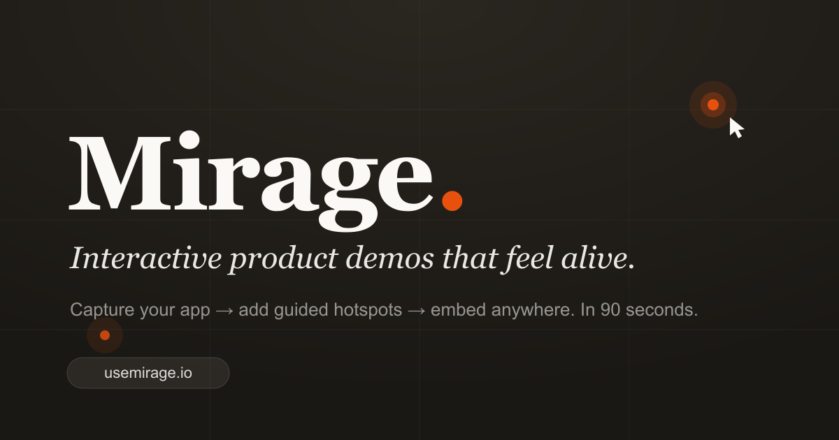 Mirage screenshot